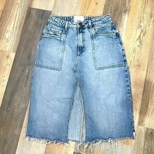 One teaspoon denim skirt